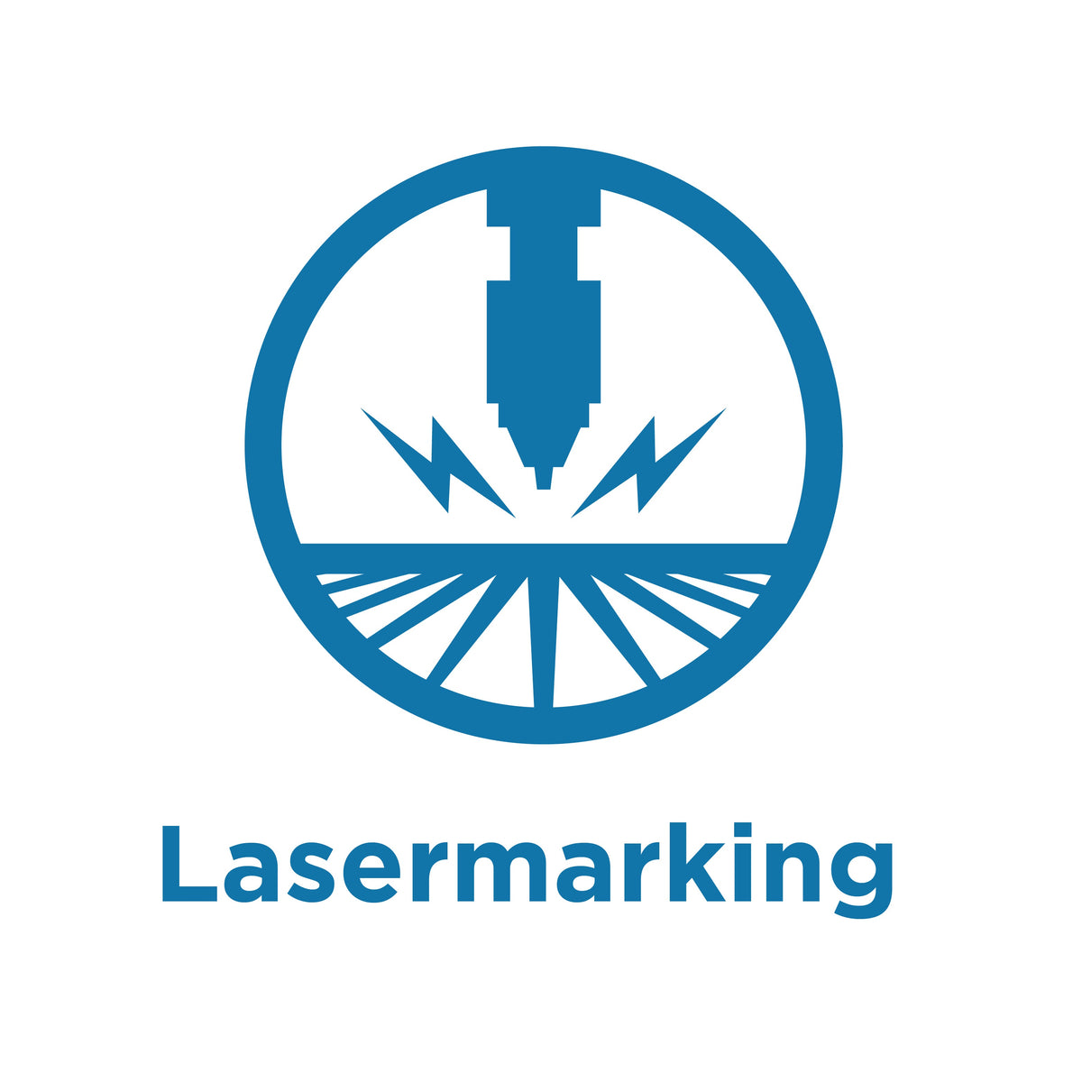 Blue Laser Engraving Icon - Custom Knife Service Symbol | Benchmade Knife Co.
