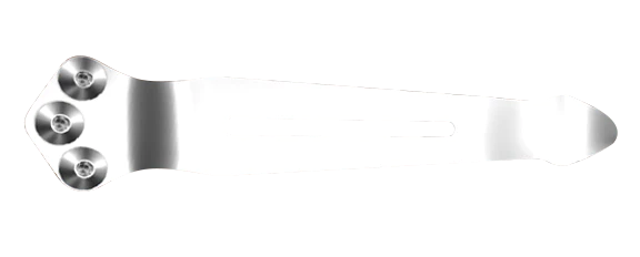 Stainless Steel Modular Pocket Clip - Side View | Benchmade Knife Co.