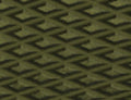 Olive green geometric diamond patterned textile fabric swatch, CSTM Left Handle component.