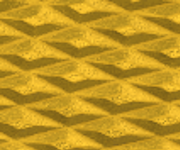 Golden textured surface with a repeating diamond pattern and embossed details.
