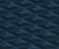 Dark navy blue custom left handle component with a repeating geometric diamond pattern texture.