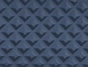 Dark blue left handle component with embossed chevron pattern texture