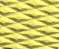Yellow chevron-patterned textile CSTM component by PIM, shown in close-up flat view.