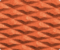 Orange and dark brown diagonal chevron patterned CSTM component texture