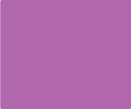 Solid purple rectangular custom backspacer component, model 585, displayed against a plain background.