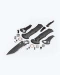 Eighth product image showing an exploded view of the knife