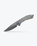 Benchmade Narrows Gray Titanium Tactical Knife - Angled Profile View | Benchmade Knife Co.