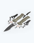 Eighth product image showing an exploded view of the knife
