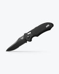 Auto Triage® Black Aluminum & G10 - Angled Open View | Benchmade Knife Co.