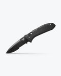 Auto Presidio® II Black Aluminum Tactical Knife - Angled Tip Down | Benchmade Knife Co.