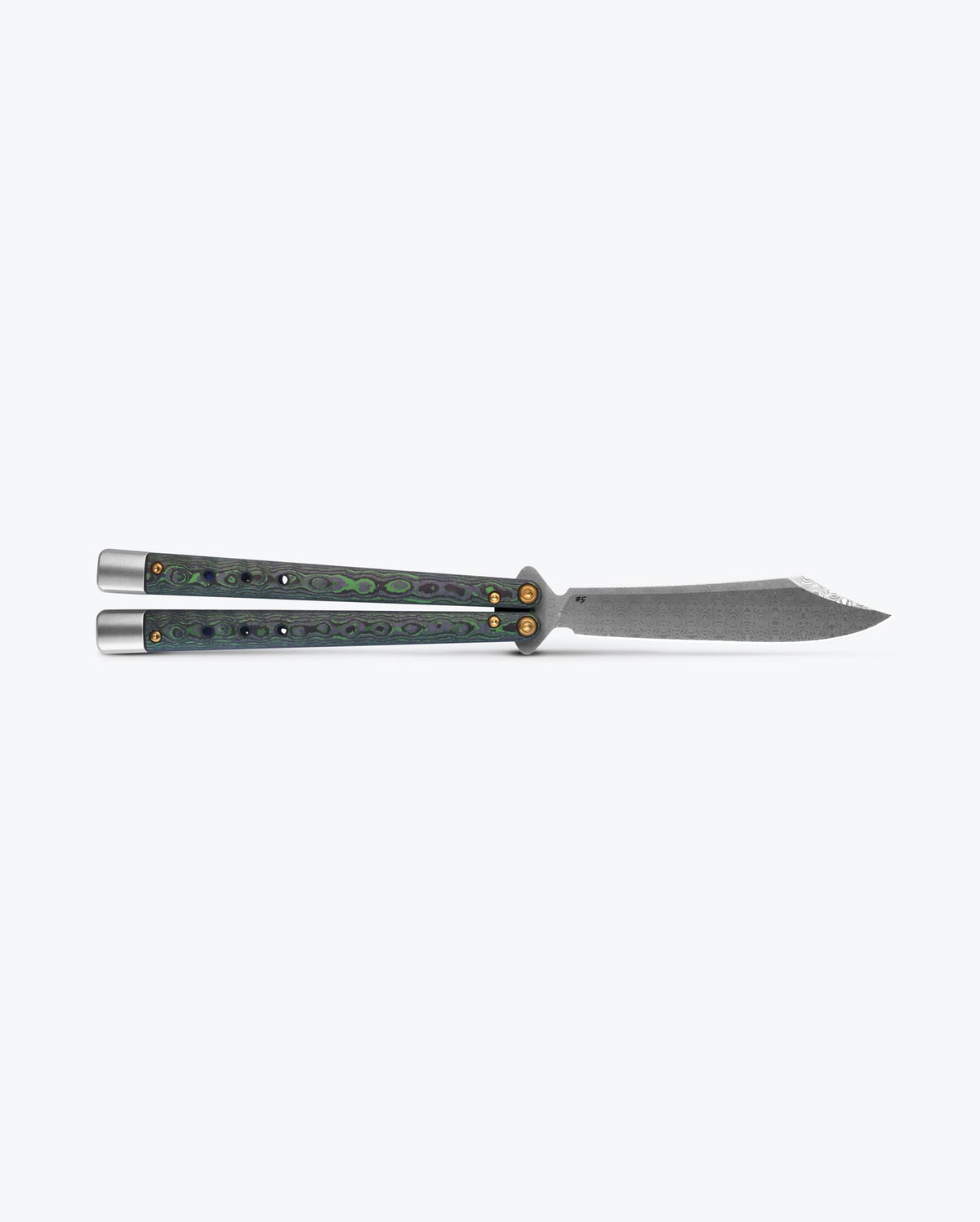 Necron™ Jungle Wear Green - Back View Open Position | Benchmade Knife Co.