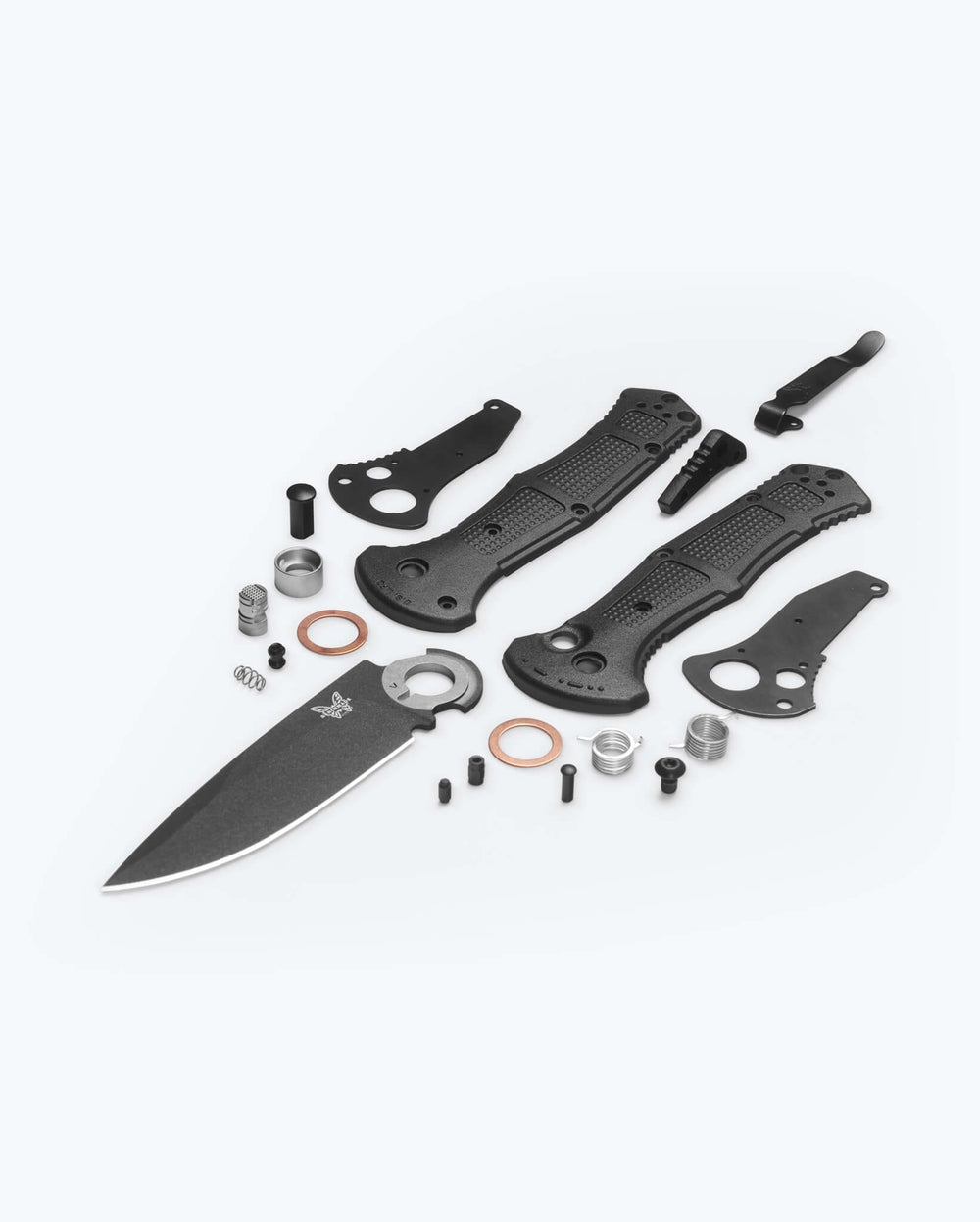 Eighth product image showing an exploded view of the knife