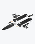 Bugout® CF-Elite® knife exploded parts view showing all components and hardware | Benchmade Knife Co.