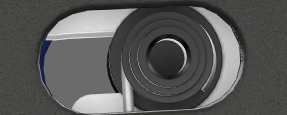 Black Steel Axis Lock Mechanism - 3D Component View | Benchmade Knife Co.