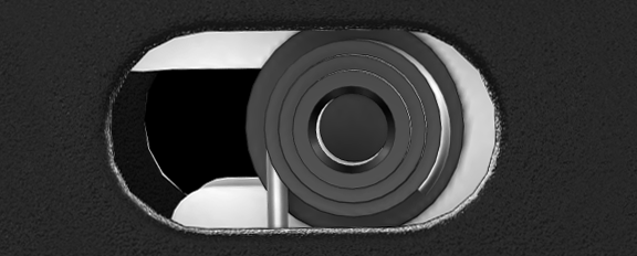 Black Steel 535 CSTM Axis Lock Component - Top Profile | Benchmade Knife Co.
